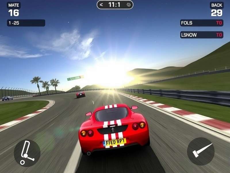 Real Racing 3 Car Selection Screen