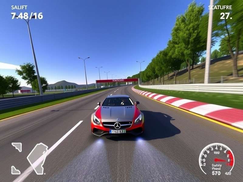 Real Racing 3 PC Gameplay Screenshot showing high-quality graphics