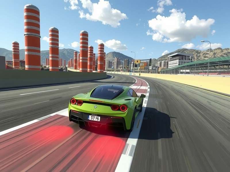 Real Racing 3 gameplay screenshot showing high-speed racing in India