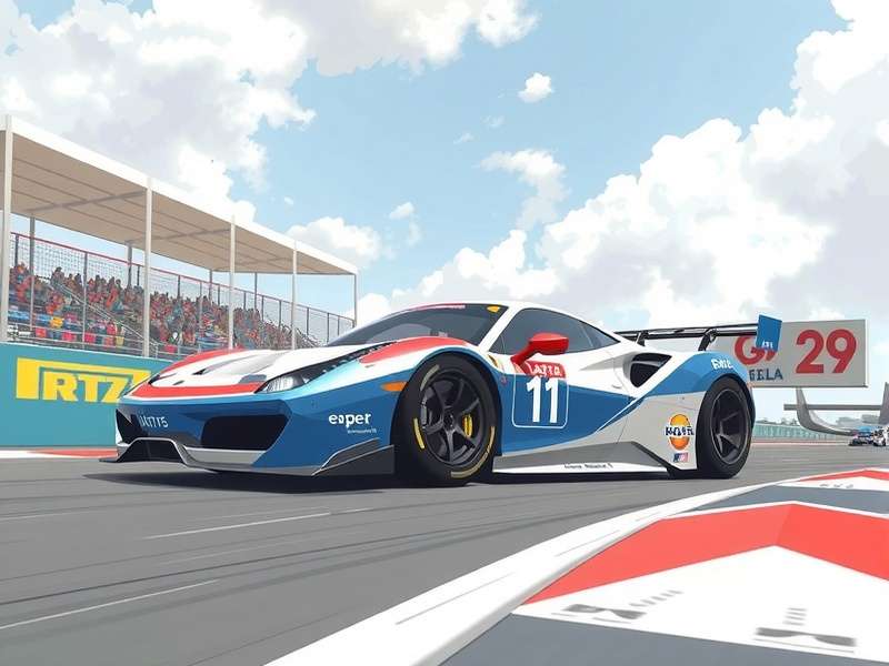 Real Racing 3 gameplay screenshot showing high-speed action on track
