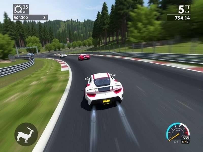 Real Racing 3 gameplay screenshot on PC
