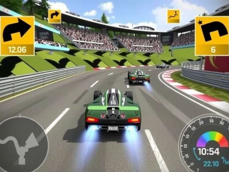 Collection of Real Racing 3 Cars in a Garage