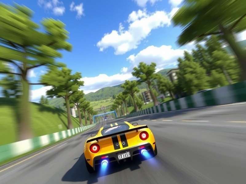 Real Racing 3 Gameplay Screenshot on Mobile Device