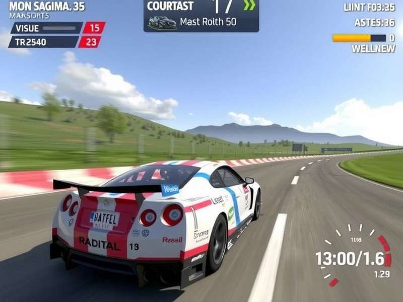 Real Racing 3 virtual car showroom with luxury sports cars