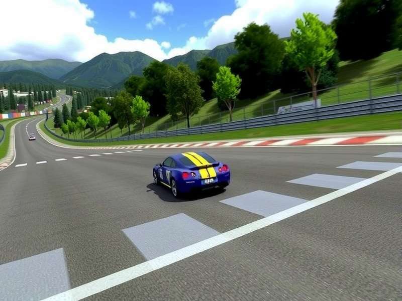 Real Racing 3 high-speed gameplay screenshot on mobile device