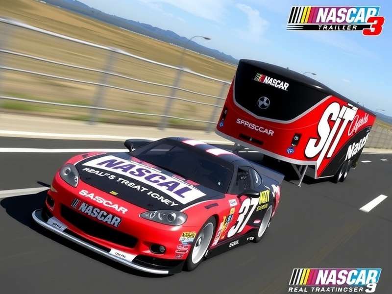 Real Racing 3 NASCAR Gameplay Screenshot showing intense oval track racing