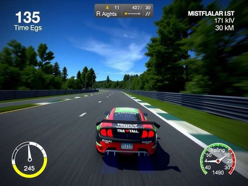 Real Racing 3 online multiplayer gameplay screenshot showing intense racing action