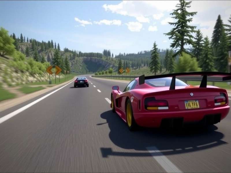 Real Racing 3 Gameplay Trailer Screenshot showing a Porsche 911 GT3 RS on track