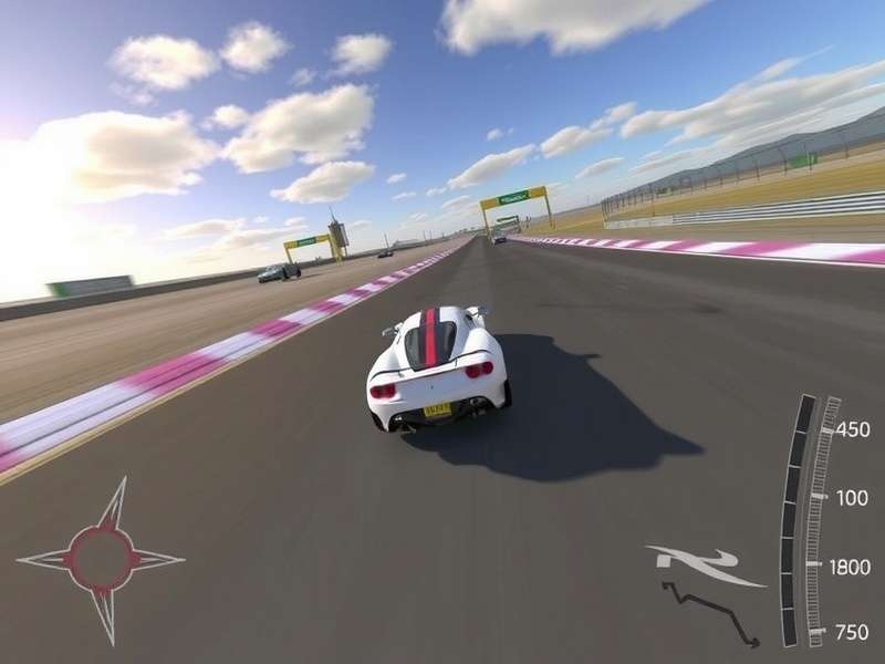 Real Racing 3 PC gameplay screenshot showing high-quality graphics