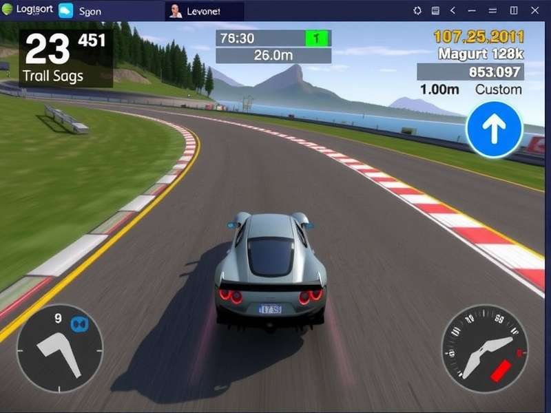 Real Racing 3 Gameplay on Bluestacks PC with high graphics settings