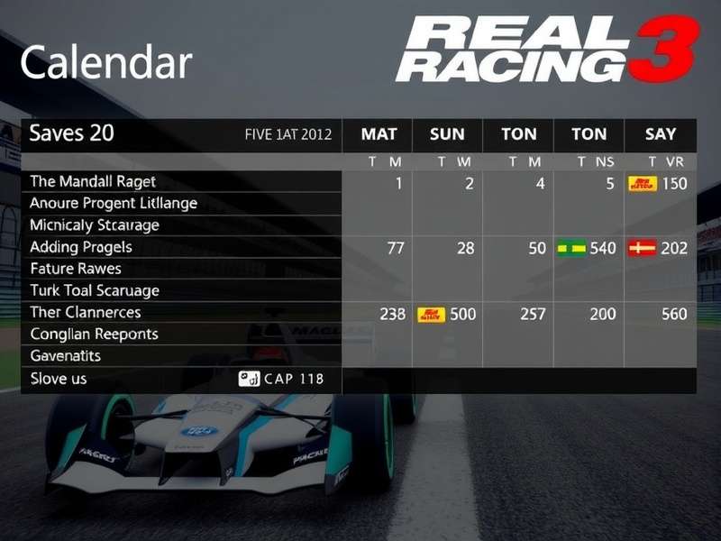 Real Racing 3 Limited Time Event Screen on Mobile