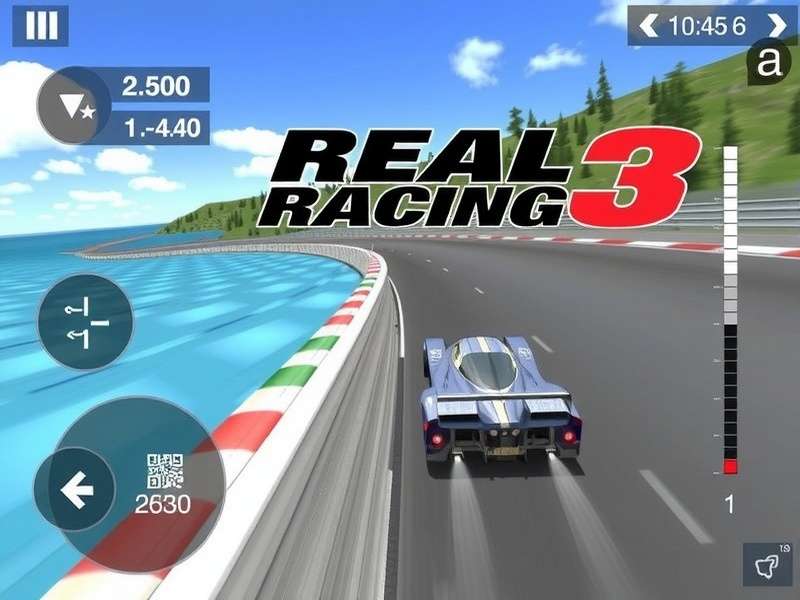Real Racing 3 Gameplay on PC Screen