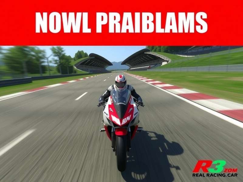 Real Racing 3 gameplay on mobile device showing high-speed racing action