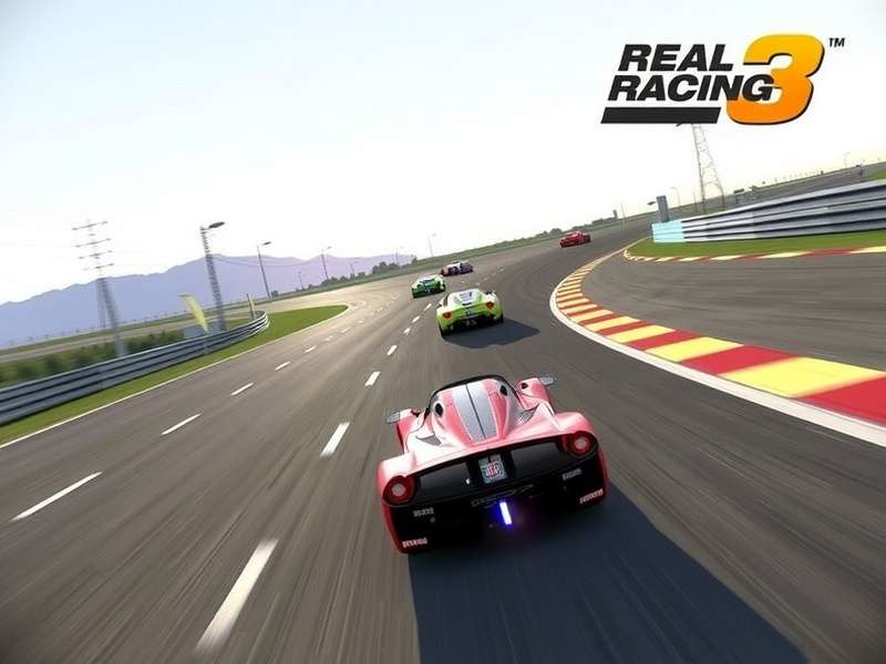 Real Racing 3 Nissan GT-R on track