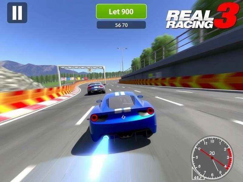 Real Racing 3 Gameplay Screenshot showing high-end cars