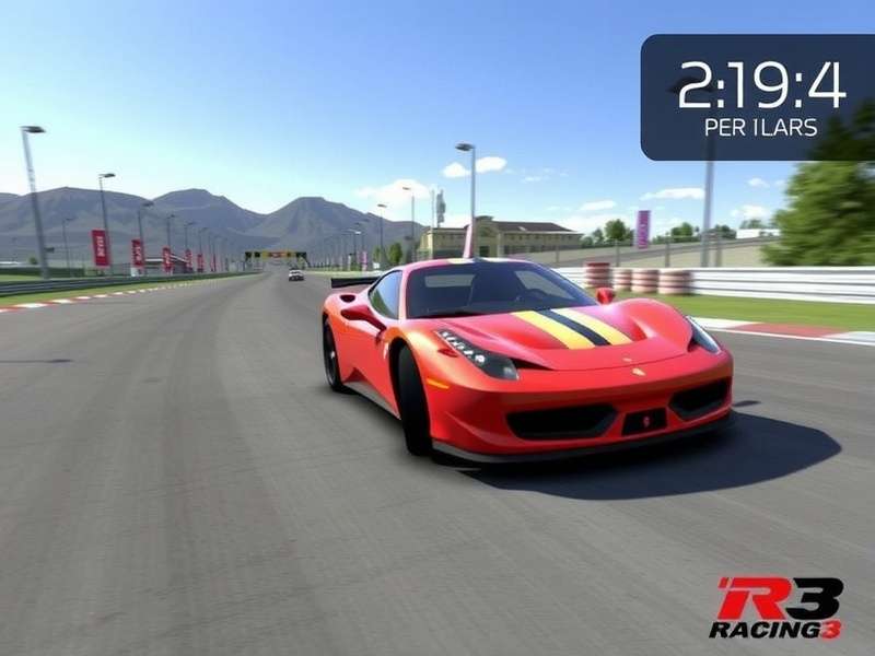 Real Racing 3 game being downloaded on mobile phone with data connection in India