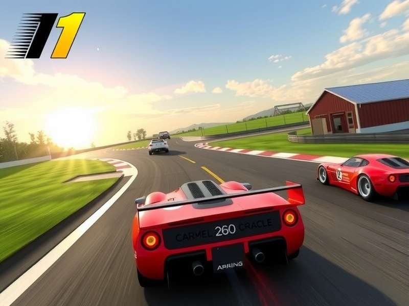 Real Racing 3 gameplay screenshot showing a high-end supercar on track