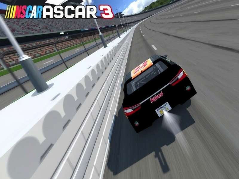Real Racing 3 Nascar Race At Indy Replay – Brickyard action screenshot