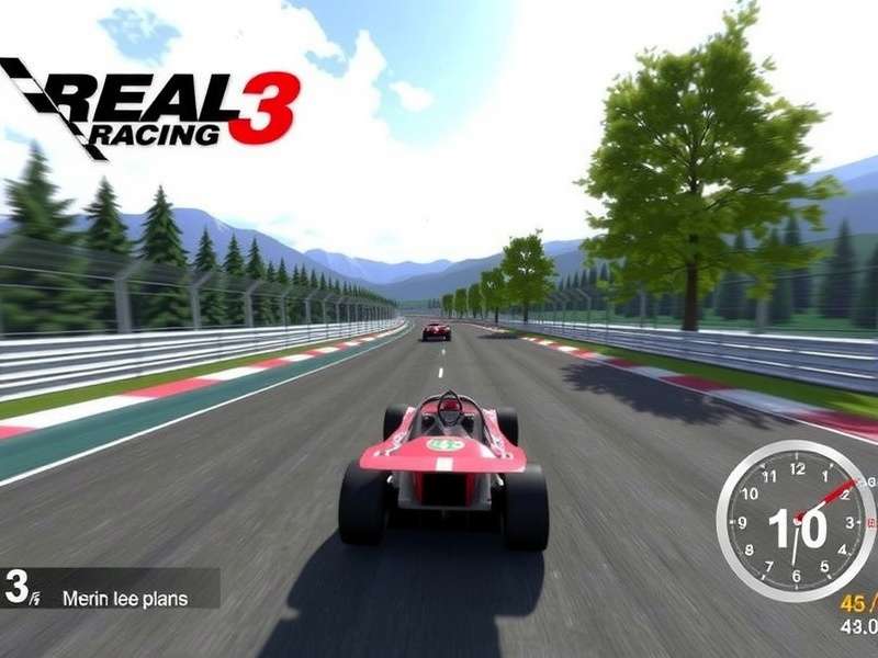 Real Racing 3 online gameplay action on Indian tracks with high-speed cars