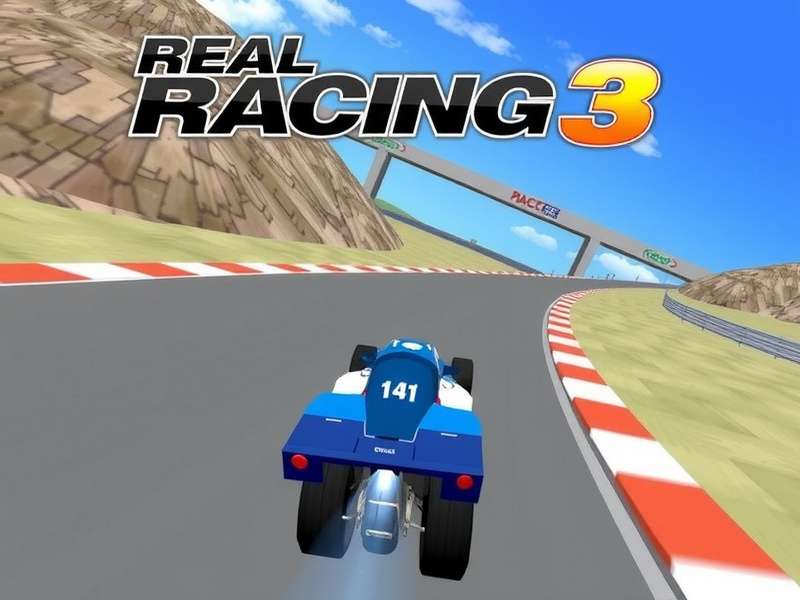 Real Racing 3 Download Android - Ultimate Guide for Indian Gamers featuring game splash screen with cars and track
