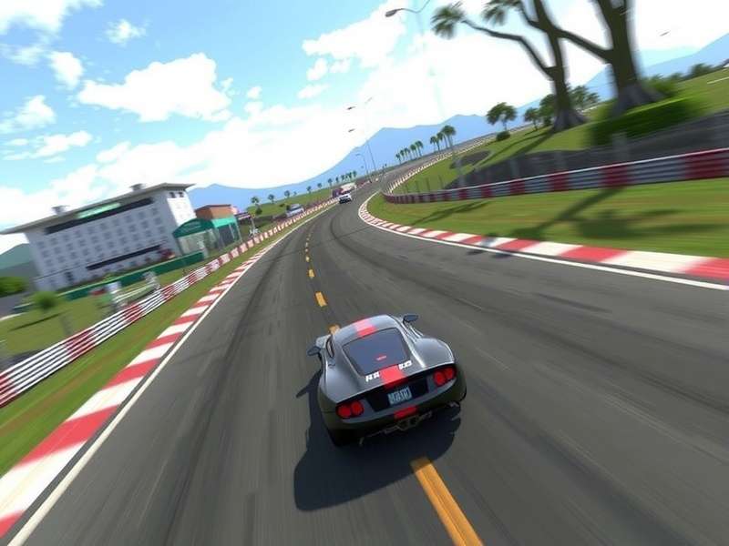 Real Racing 3 gameplay featuring high-speed cars on Indian-inspired tracks