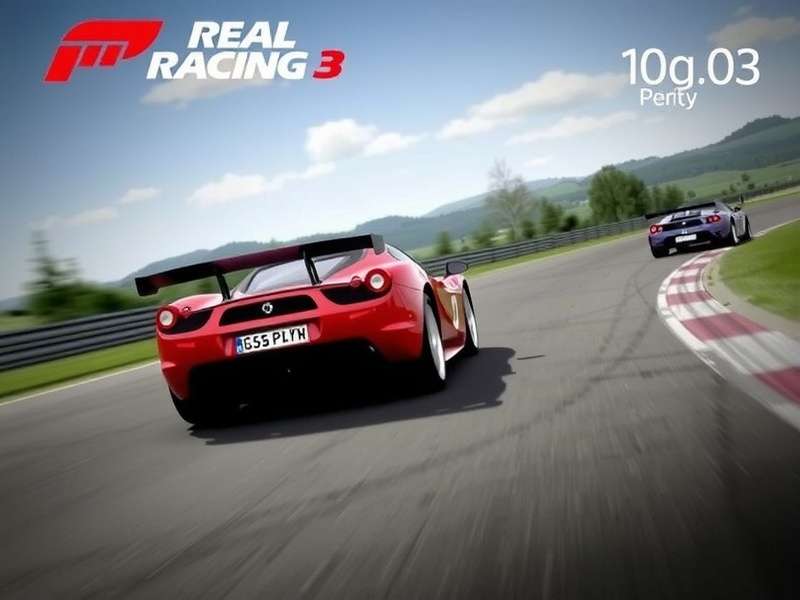 Real Racing 3 laptop gameplay action shot with Indian flag overlay — download guide 2025